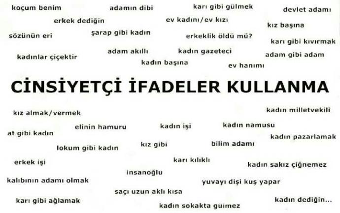 Konuşurken cinsiyetçi ifadeler kullanmamaya dikkat ediyor musunuz♀??