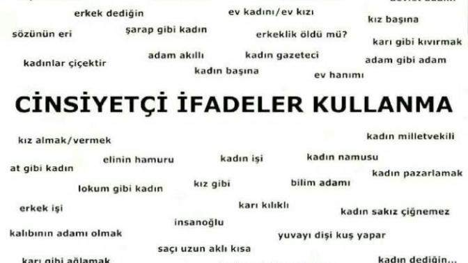 Konuşurken cinsiyetçi ifadeler kullanmamaya dikkat ediyor musunuz♀?