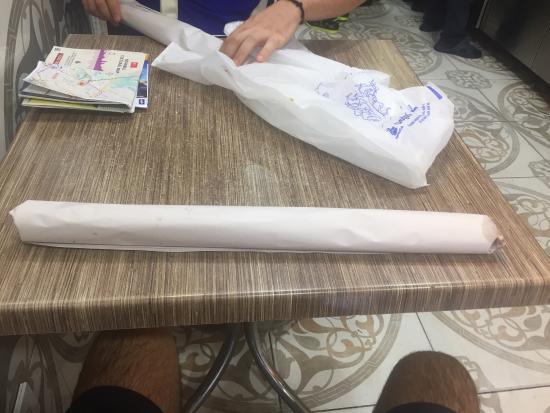 70 cm boyundaki zurna dürüm en çok doyuran dürüm çeşidi, siz hiç zurna yediniz mi?