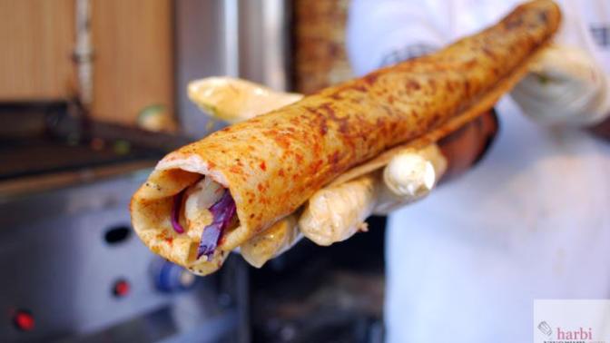 70 cm boyundaki zurna dürüm en çok doyuran dürüm çeşidi, siz hiç zurna yediniz mi?