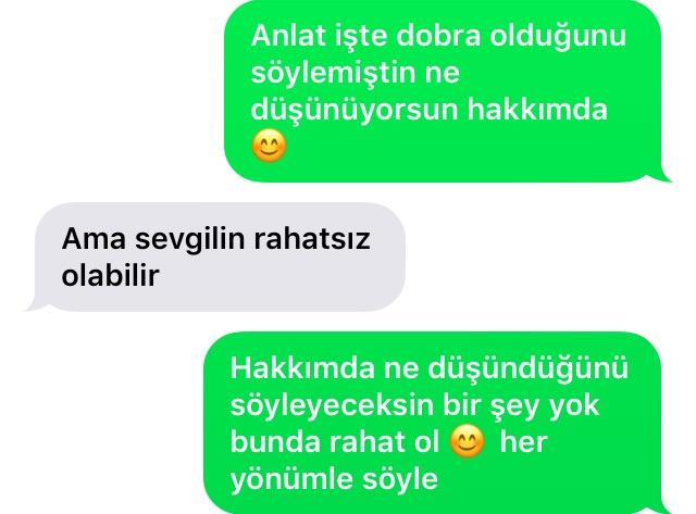 SEvgilim bu mesajlardan etkilenmiş midir?