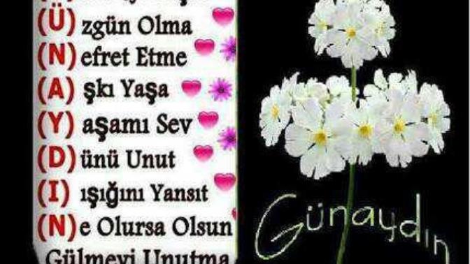 Sabah serifleriniz hayirli olsun?