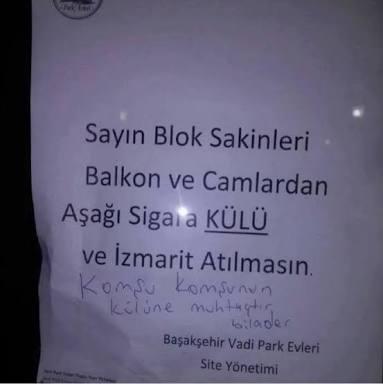 "Komşu komşunun külüne muhtaçtır" derler, hiç bir komşunuzla kavga ettiniz mi?