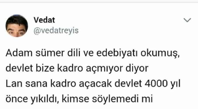 Aranizda sumer dili ve edebiyati okuyan var mı 😊?