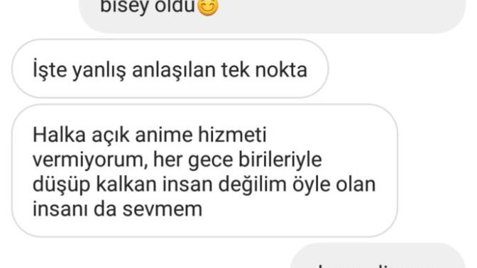 Bu ne demek senle yatip kalkip baskasiyla sevgili olurum mu?