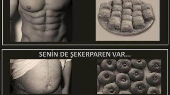 İtalyan erkeklerinin baklavası var, neden Türk erkeklerinin şekerparesi var 😕😕?