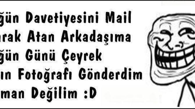 Arkadaşınız düğün davetiyesini mail olarak gönderse nasıl tepki verirsiniz?