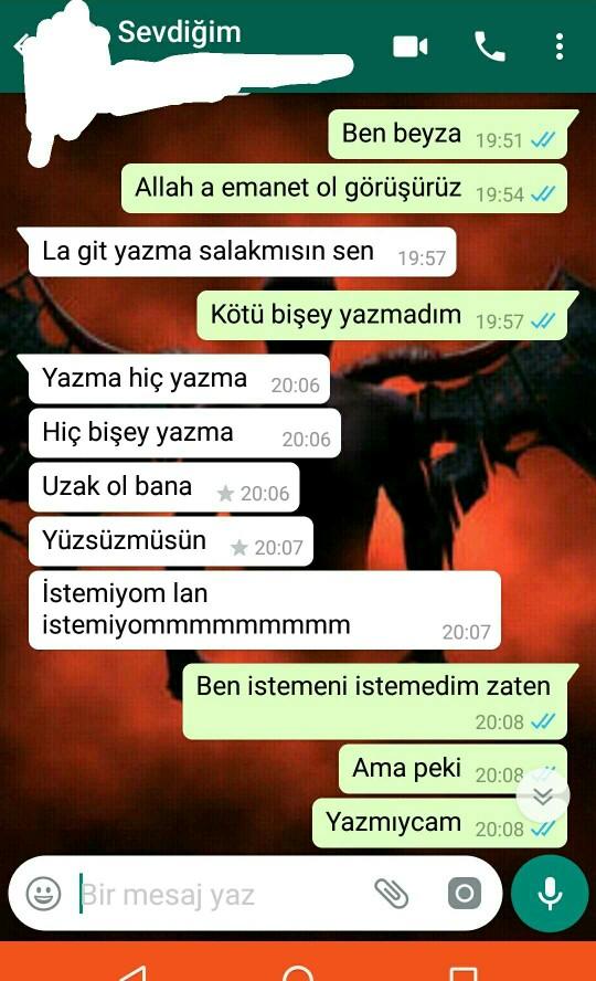 Bu konuşmadan sonra ne yapmalıyım gururum sevmek için fazla kırıldı 😢😔?