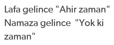 Namaz kılıyor musunuz?