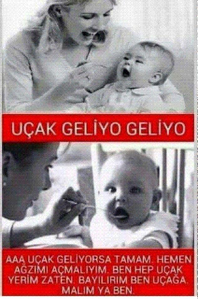 🔴😂Çocuklara yemek yedirirken neden uçak geliyooo deriz😂🙃😋😏😯✈️?