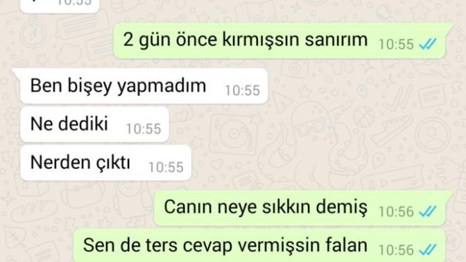 Sevgilim bu kadar kızmakta haklı mı sizce? Whatsapp konuşmaları?