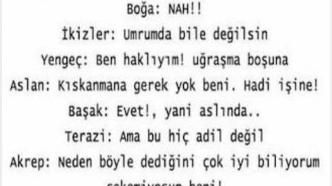Kızıp da tatmin oldunmu demek?😂😂😂?