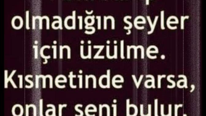 Bu nasip kısmet dedikleri şey tam olarak nedir?