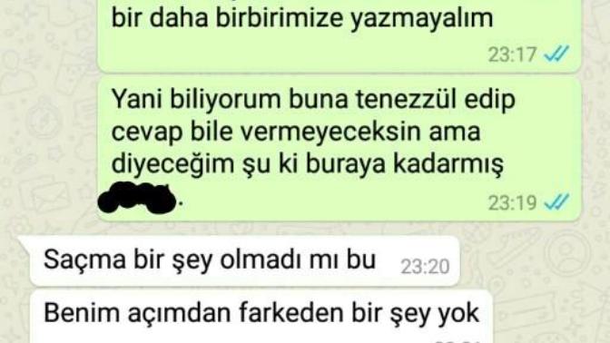 Buraya kadarmış dimi ama?