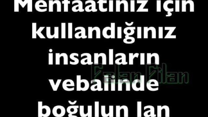 Menfaatiniz için insanları kullandığınız oluyor mu?
