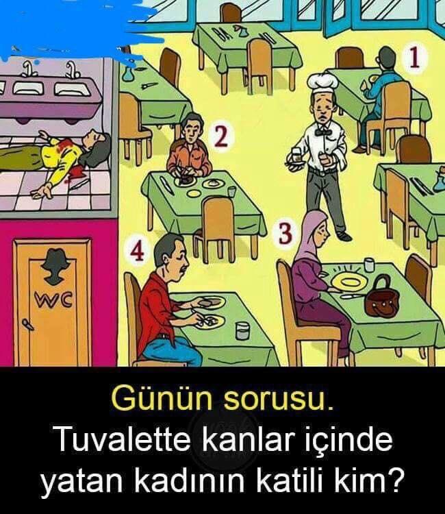 Sizce katil hangisi ? (bulmaca) ?