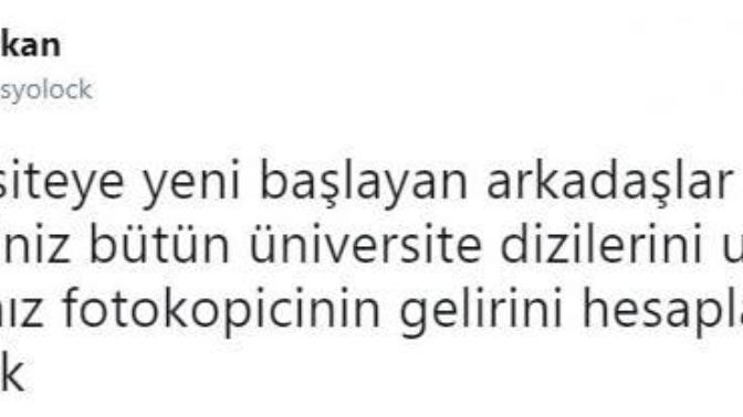 Üniversiteye yeni başlayacak arkadaşlara ne tavsiyede bulunmak istersiniz?