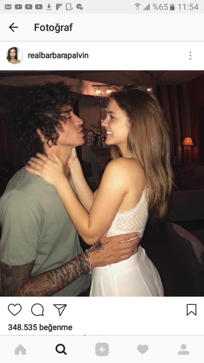 Sizce yakışmıslar mı 😄 İşte  Barbara Palvin ve sevgilisi?