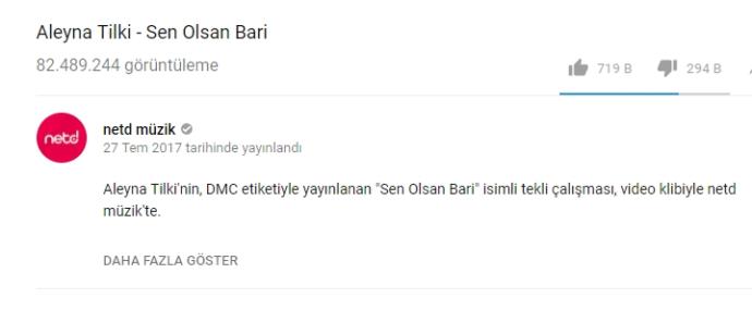 Tarkan Tevetoğlu'nun "Yolla" şarkısı mı daha çok dinleniyor yoksa Aleyna Tilki'nin "Sen Olsan Bari" şarkısı mı?
