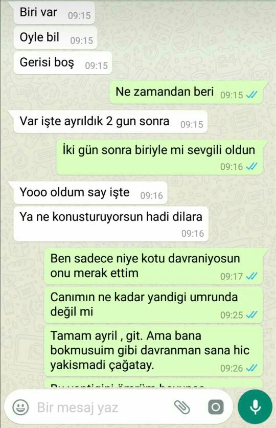 İnsanlar nasıl bu kadar acımasız olabiliyor ya?Bunu hakedecek hic  bir  şey yapmadım ama ayrılırken bile hayvan yerine konuldum??