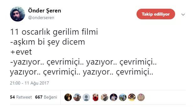 Sevgiliniz mesajla