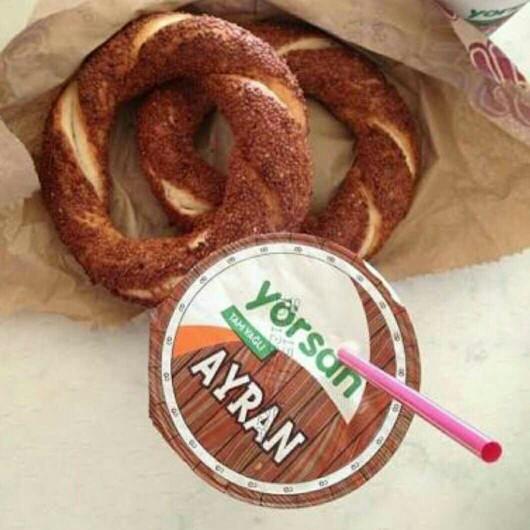 Simit ayran mı? Simit çay mı??