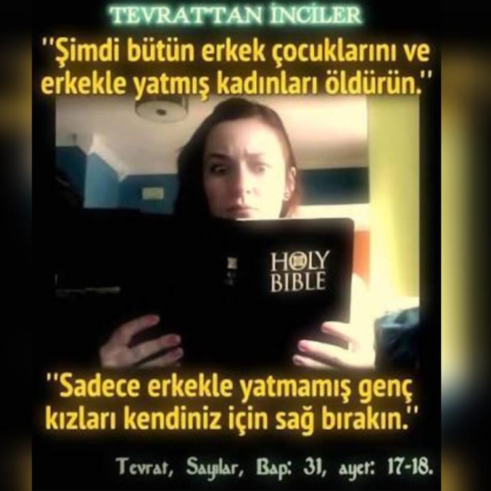 Yahudi biri ile evlenmeyi duşunuyordum bu tevrat ayeti gorunce vazgectim.Siz evlenirmydiniz ?