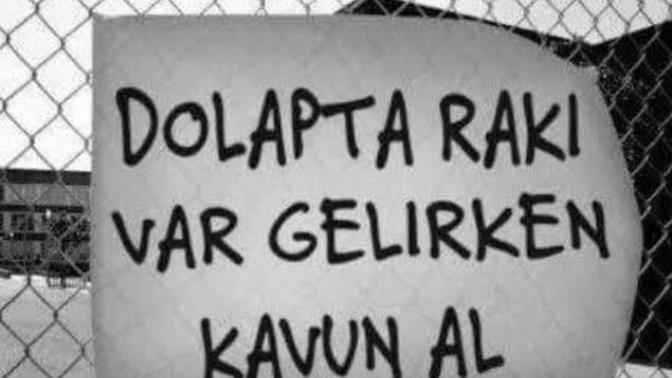 Dolapta raki var kavun al gelirken 🥂?