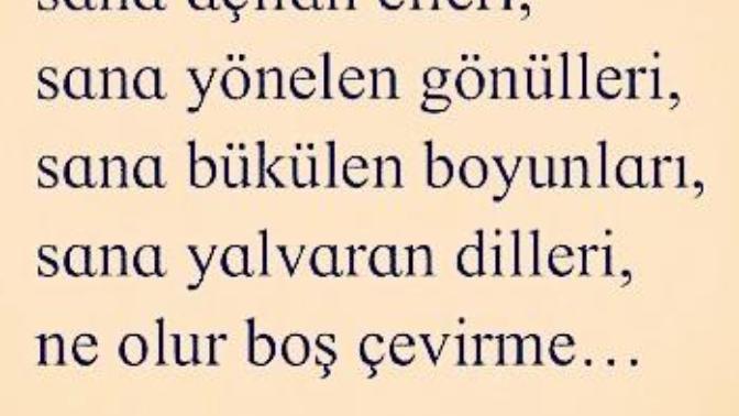 Cuma mesajı atar mısınız?
