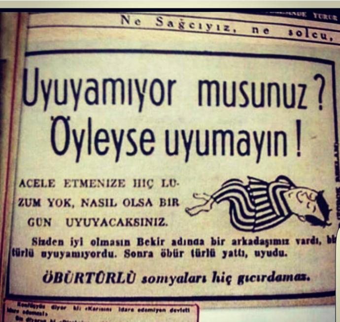 Uyuyamıyor musunuz ?