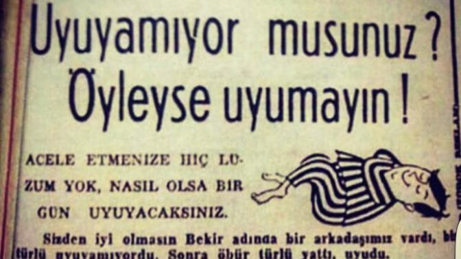 Uyuyamıyor musunuz?