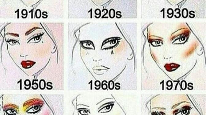 Yıllara göre makyaj stillerinden sizce hangisi daha güzel?