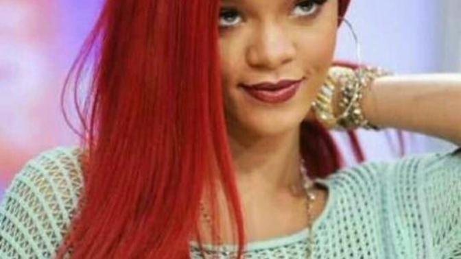 Kırmızı saçı Rihanna'ya Eminem önermiştir. Sizce yakışmış mı?