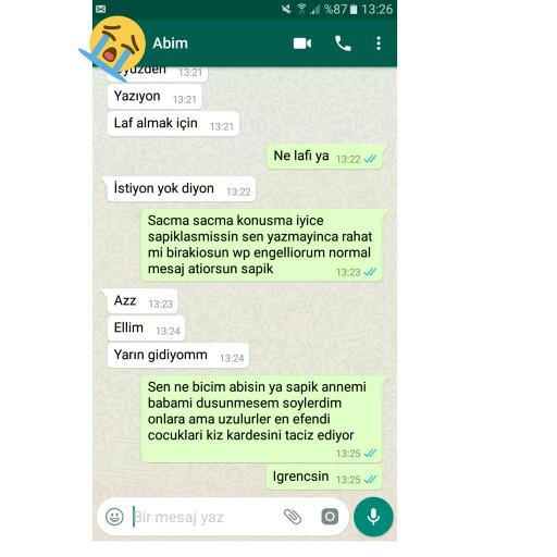 Abim taciz ediyor, bu durumdan nasıl kurtulabilirim?