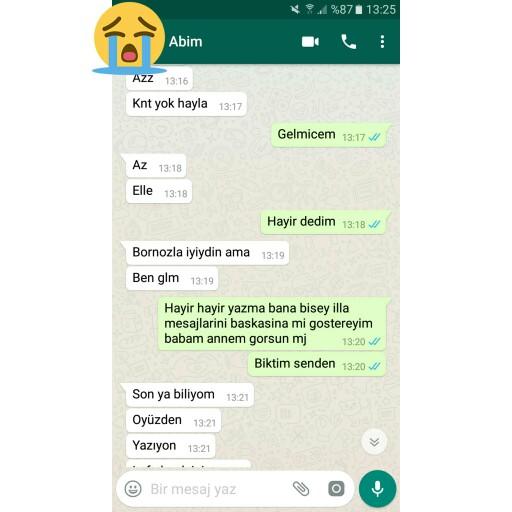 Abim taciz ediyor, bu durumdan nasıl kurtulabilirim?