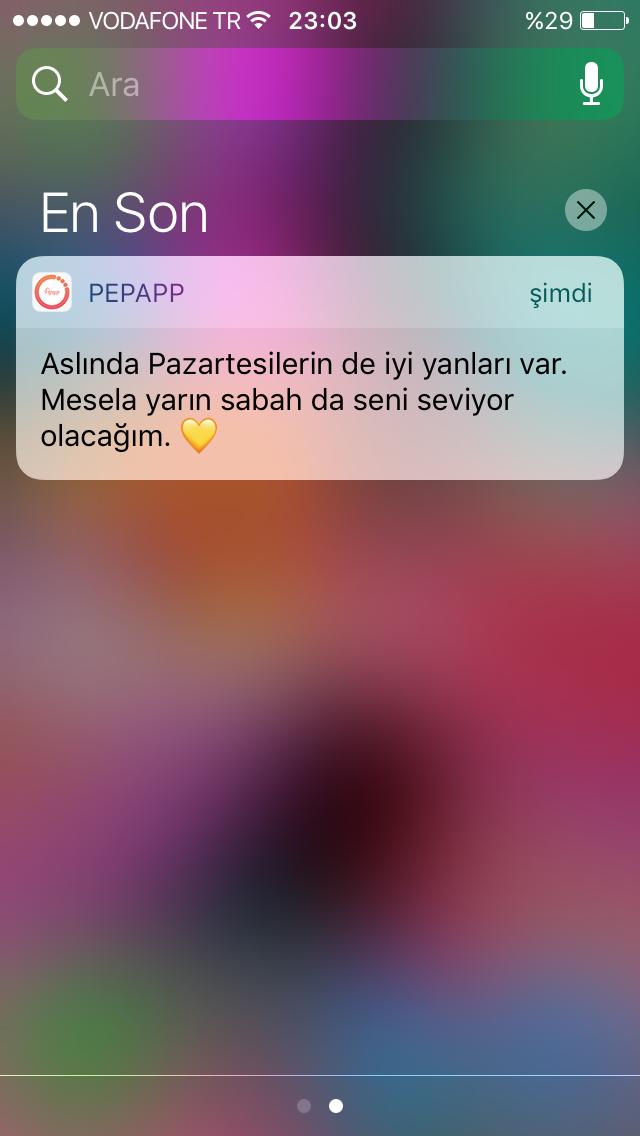Bu şey degil mi ya, en tatlı uygulama falan😁?