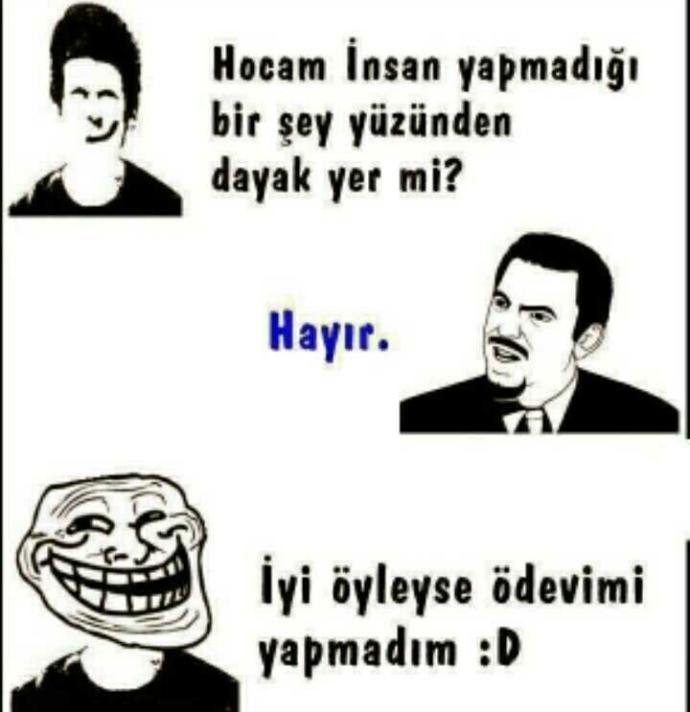Öğrenciyken ev ödevi yapmayı sever miydiniz? yoksa illallah mı ederdiniz??