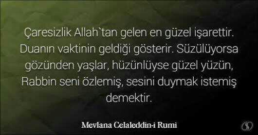 Çaresizliği bilir misin hiç çaresiz kaldın mı?????