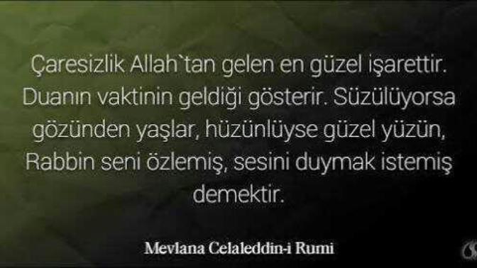 Çaresizliği bilir misin hiç çaresiz kaldın mı?