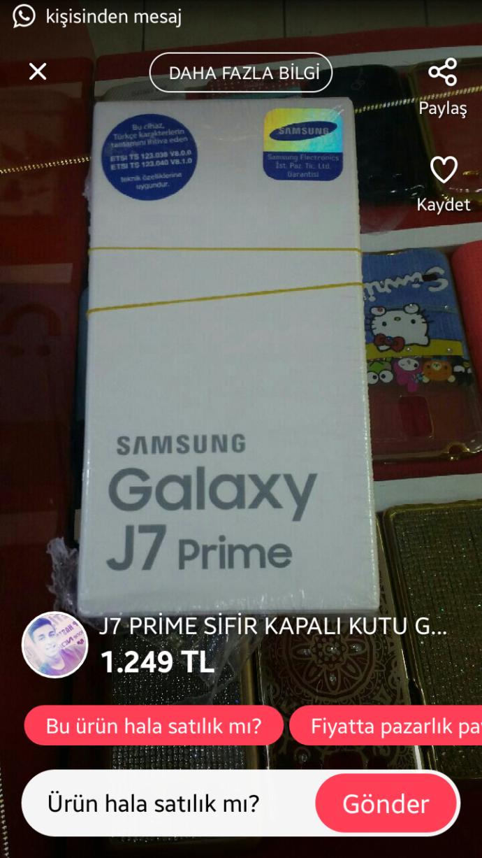 Bu telefon samsung Türkiye garantili mi?