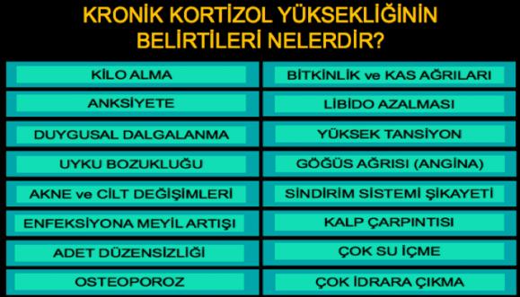 Kortizol hormonunuzun ideal seviyede olduğunu düşünüyor musunuz ?