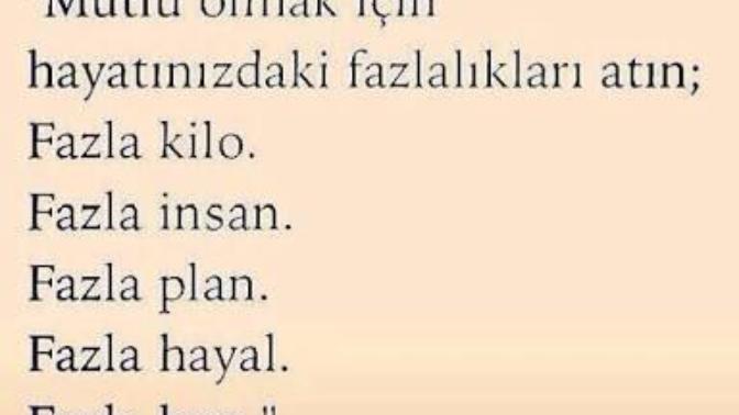 Neyin Fazlası Zarar Değil?