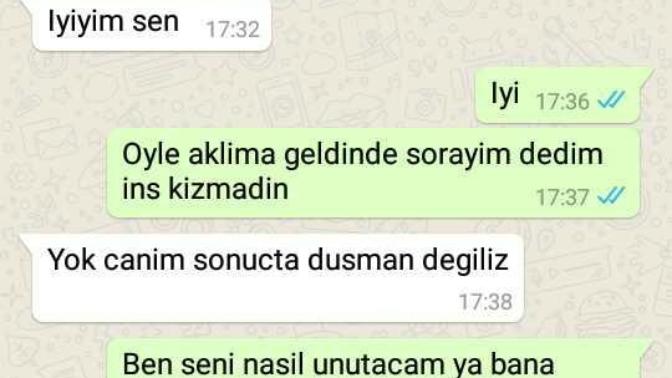 Sizce yazar mı bana? benden vazgecip bir anda siler mi ya 😔?