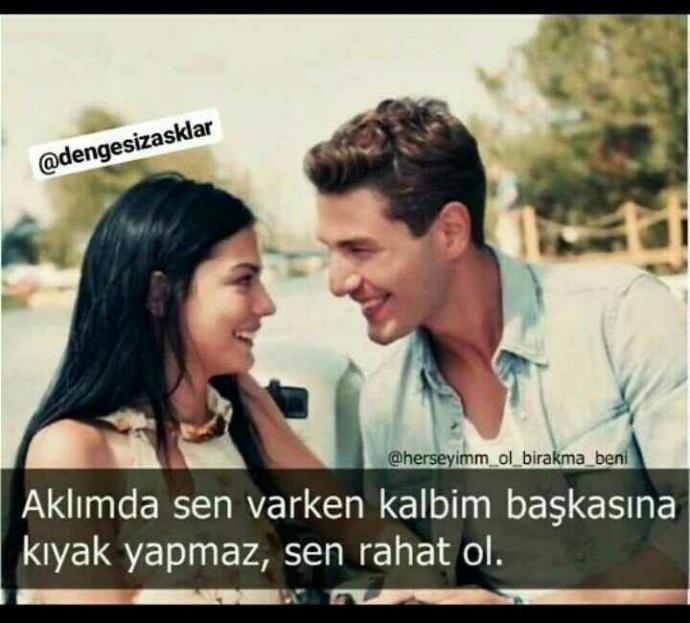 Aklımda sen varken benim kalbim kimseye kıyak yapmaz diyenlerdenmisiniz ..?????