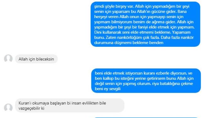 Neden bana sende yürek yok dedi? ben ne dedim ki şimdi?