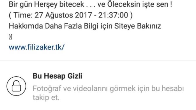 Filiz Aker Vatan Şaşmaz'ı öldüreceğini İnstagram'da belirtilmiş. Siz ne düşünüyorsunuz?