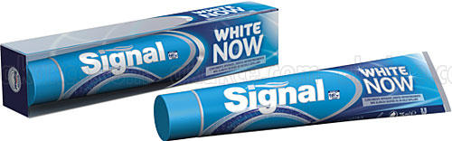 Signal white now mu, Sensodyne mi?