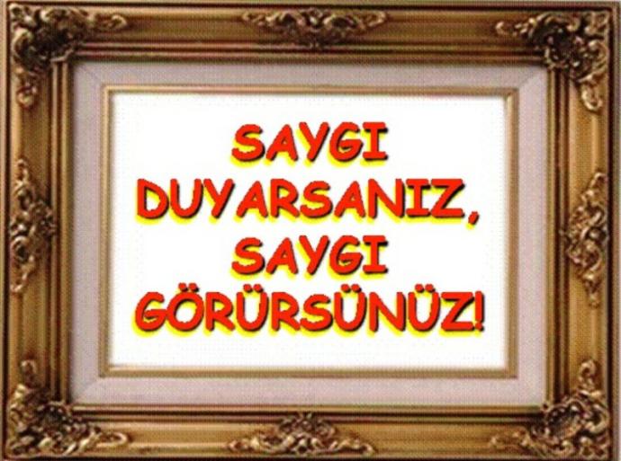 Saygılı olmak zor bir şey mi?