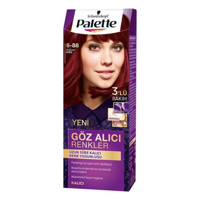 Palette yoğun kızıl kullananlar