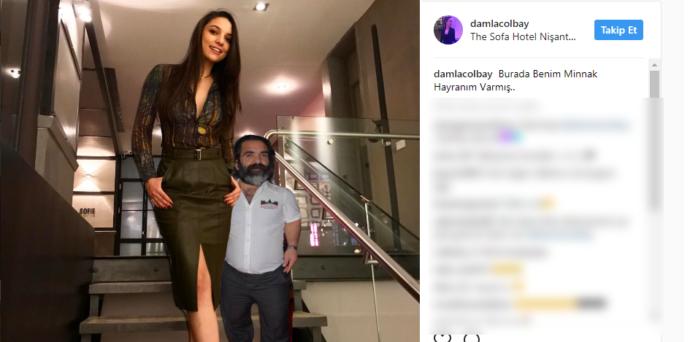 Damla Colbay Ve Alparslan Özmol Yanyana Dünyanın En komik fotoğrafı galiba ne düşünüyorsunuz?